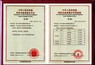 制造許可及明細(xì)表
